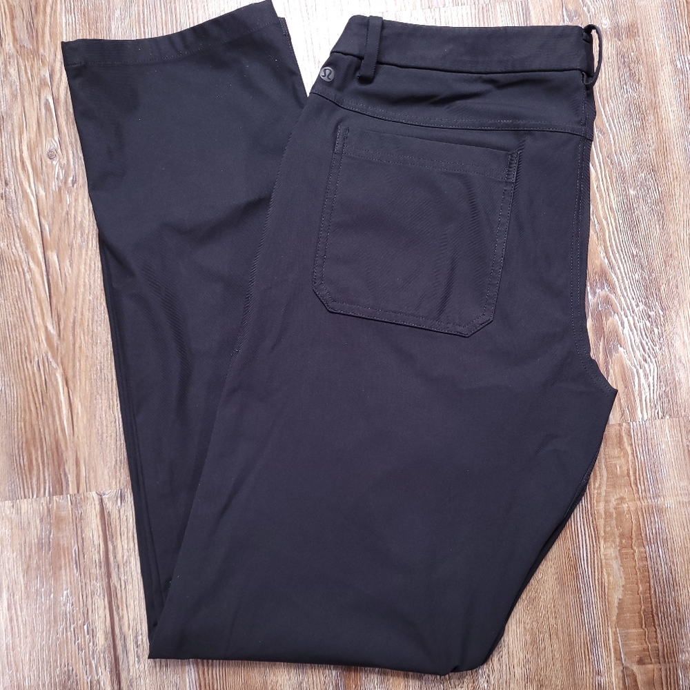 Lululemon Mens ABC Classic Athleisure Stretch Lightweight Chino Pants 34x33.5